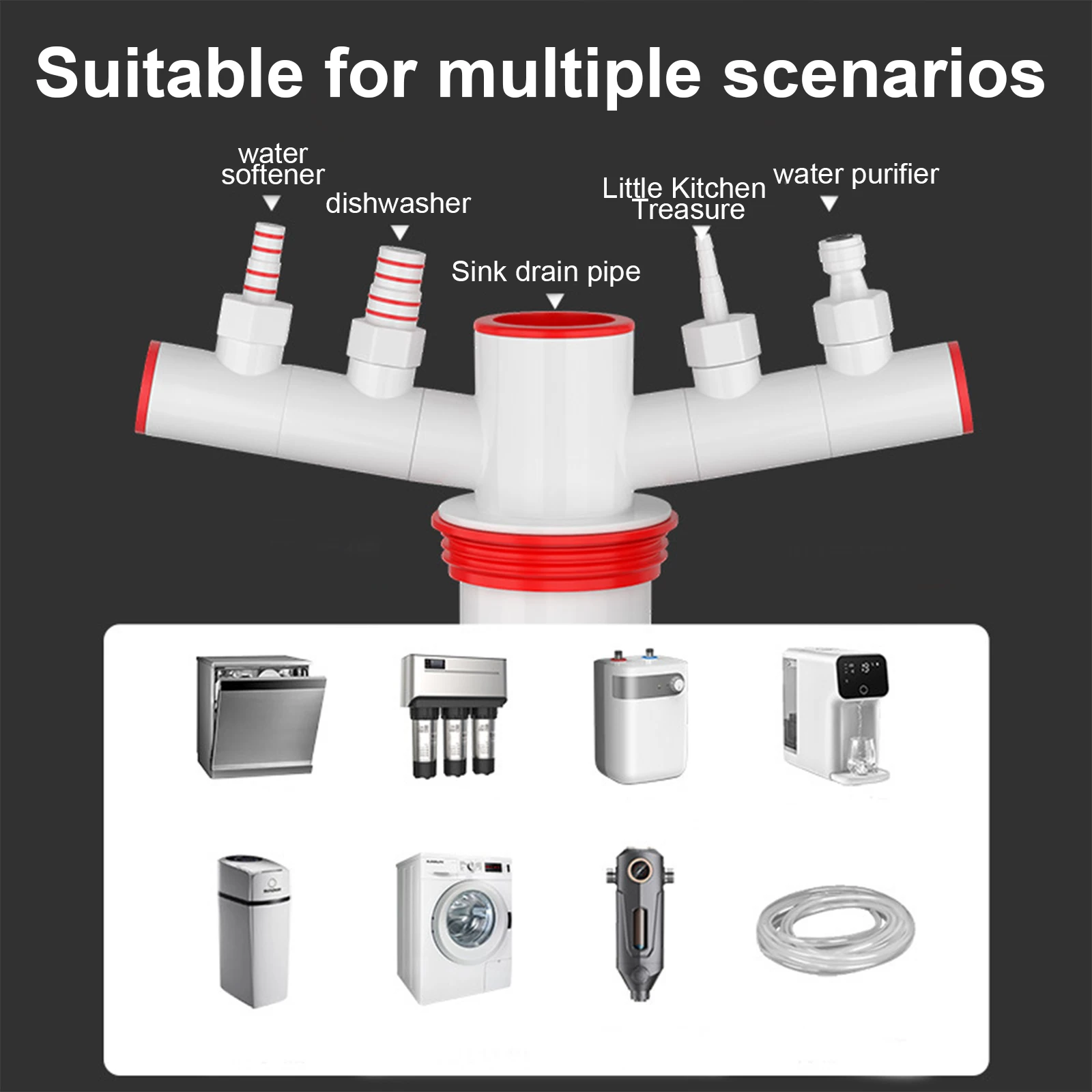 Universal Downpipe connector Bathroom Floor Drain Core Universal Deodorant Sewer Seal Leak ABS Anti Odor Kitchen Floor Strainer