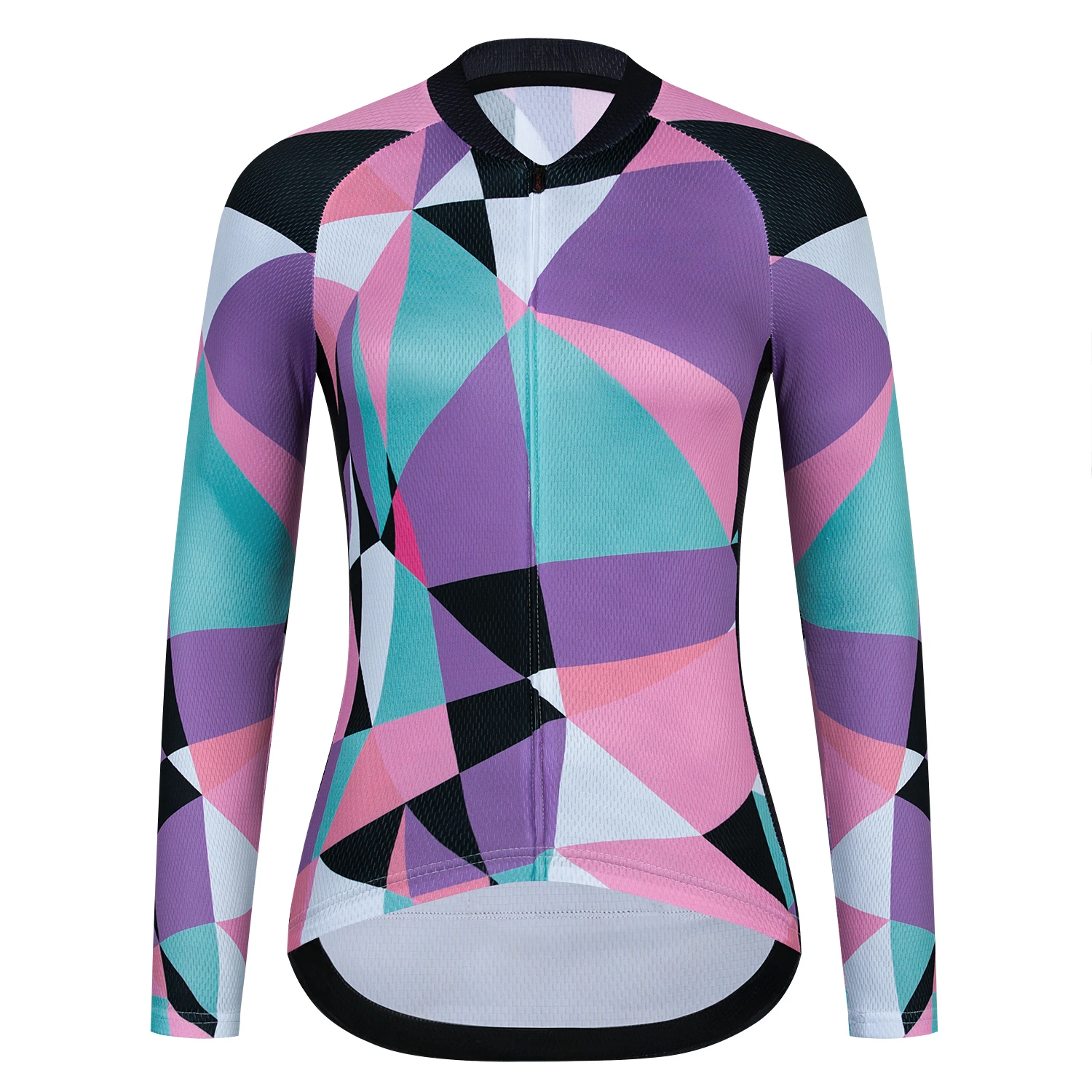 Cycling Jersey Women Bike Shirts Top Breathable Quick Dry Pink Summer Long Sleeve Sport Cycle Bicycle Clothing Cycling Shirt