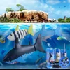 Funny Mini Remote Control Shark Toy Swim in Water Electric RC Fish Can Toy for Kid Children Toddlers Gifts 1