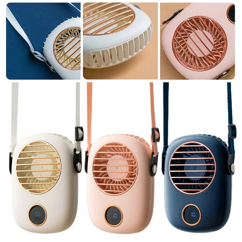 

Neck Fan Portable Hanging Neck Fan 3 Seconds Quickly Cooling for Kids Office