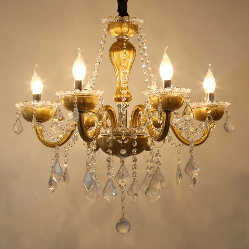 European Living Room Chandelier Bedroom Dining Room Crystal Light Simple Creative Ktv Bar Decorative Lighting Hotel Lobby Lights