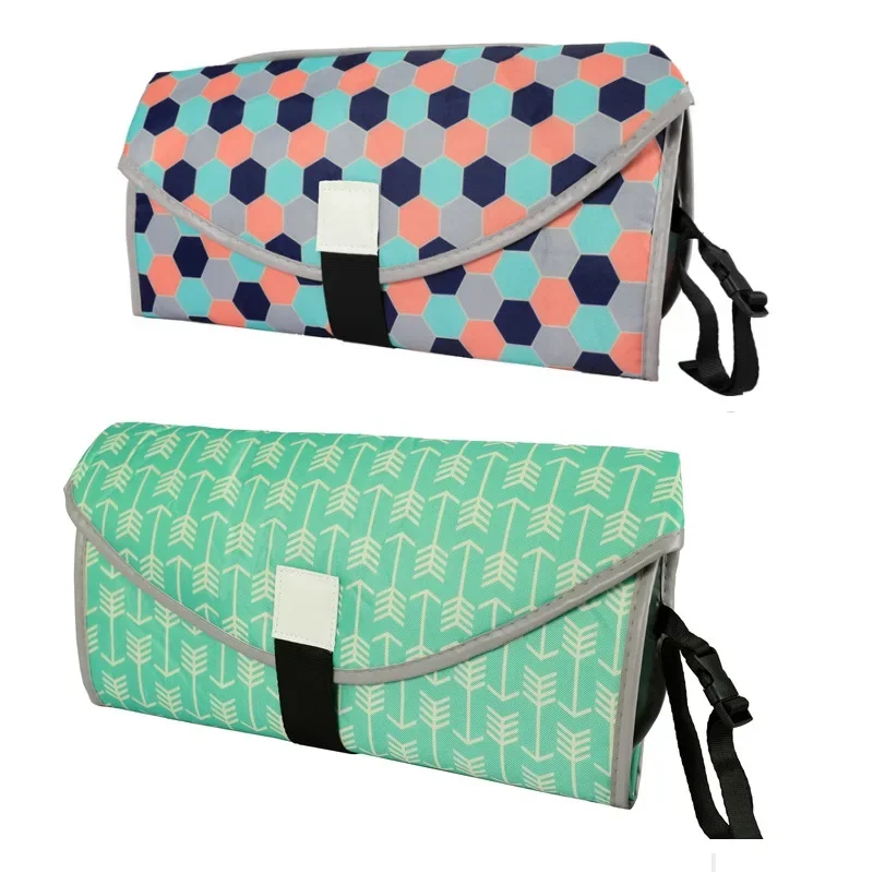Diaper Changing Pad Baby All-polyester Convenient Universal Waterproof Nursing Diaper Changing Pad 17 Colors In Stock