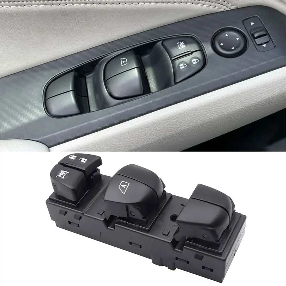 Master Power Window Switch Control Button Front Left Driver