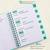 A6 MINI Size Spiral Password Keeper Book With Alphabetical Tabs Notebook Notepad Notebooks Writing Pads Office School Supplies 4