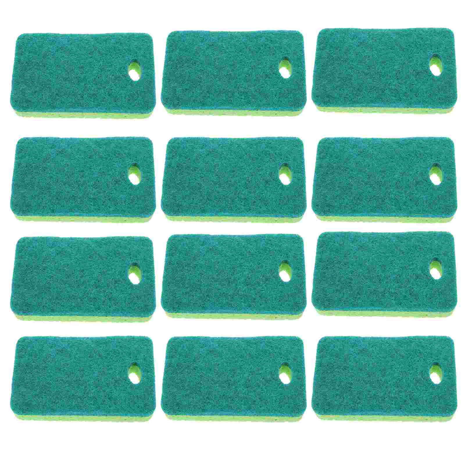 

12 Pcs Sponge Kitchen Scrub Pads Multipurpose Cleaning Sponges Dish for Washing Dishes