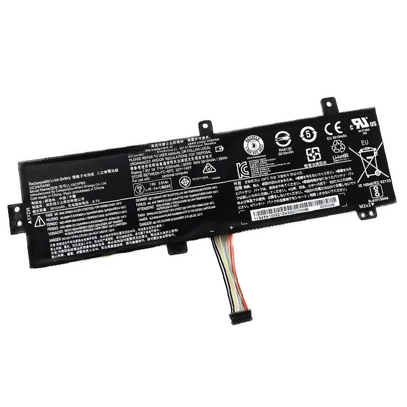Nova Bateria Original L15l2pb4 L15l2pb5 L15m2pb5 L15c2pb5 L15m2pb3 L15c2pb3 para Lenovo Ideapad 31015isk 310-15ikb 510-15ikb - Imagem 3