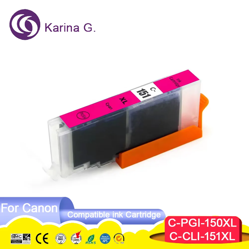 PGI 150 PGI-150 PGI150 PGI 150XL CLI 151 CLI-151 Compatible InkJet Ink Cartridge