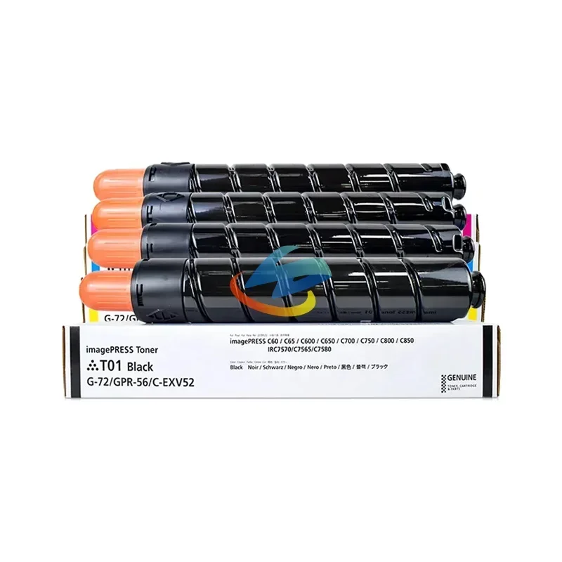 1PCS Can T01 Toner Cartridge Compatible for Canon IR-C60 C650 C700 C710 C750 C800 C810 C850 C910 Toner Powder CMY/900g BK/1400g