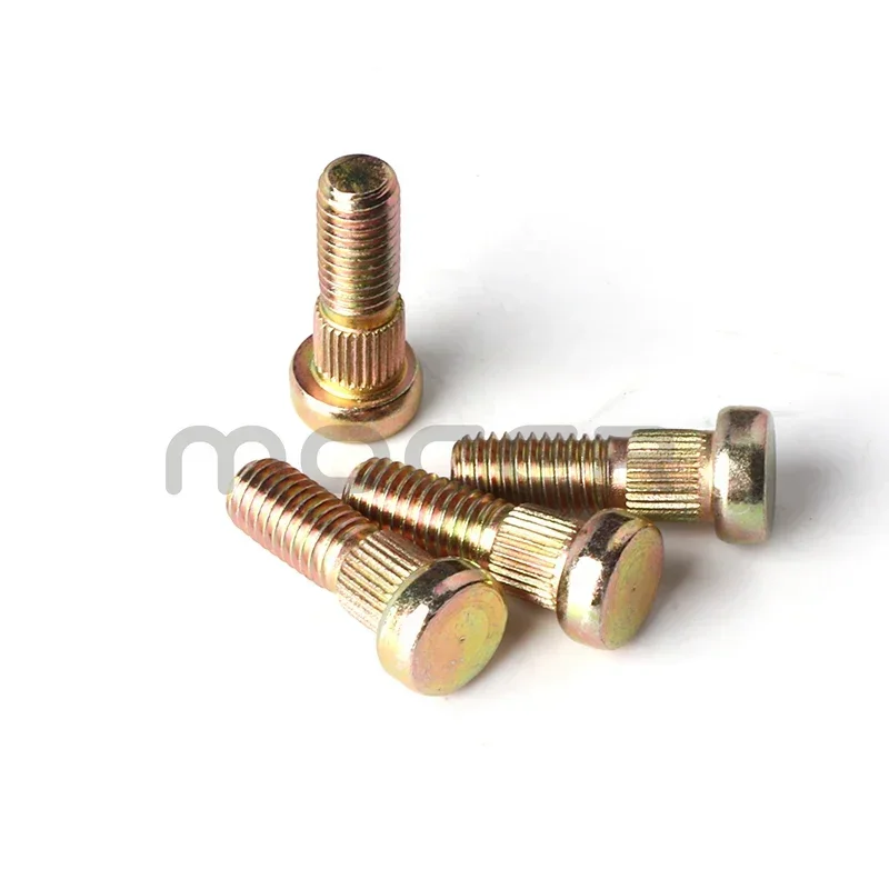 4Pcs M8 Platen Screws Tooth Knurled Rivet Screws Crimp Rivets Spline ...