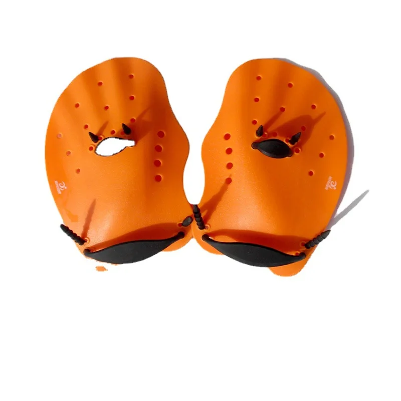 1 Pair Swimming Training Paddles Swim Hand Paddles Snorkeling Diving Gloves Fin Flipper Sports Silicone Palm