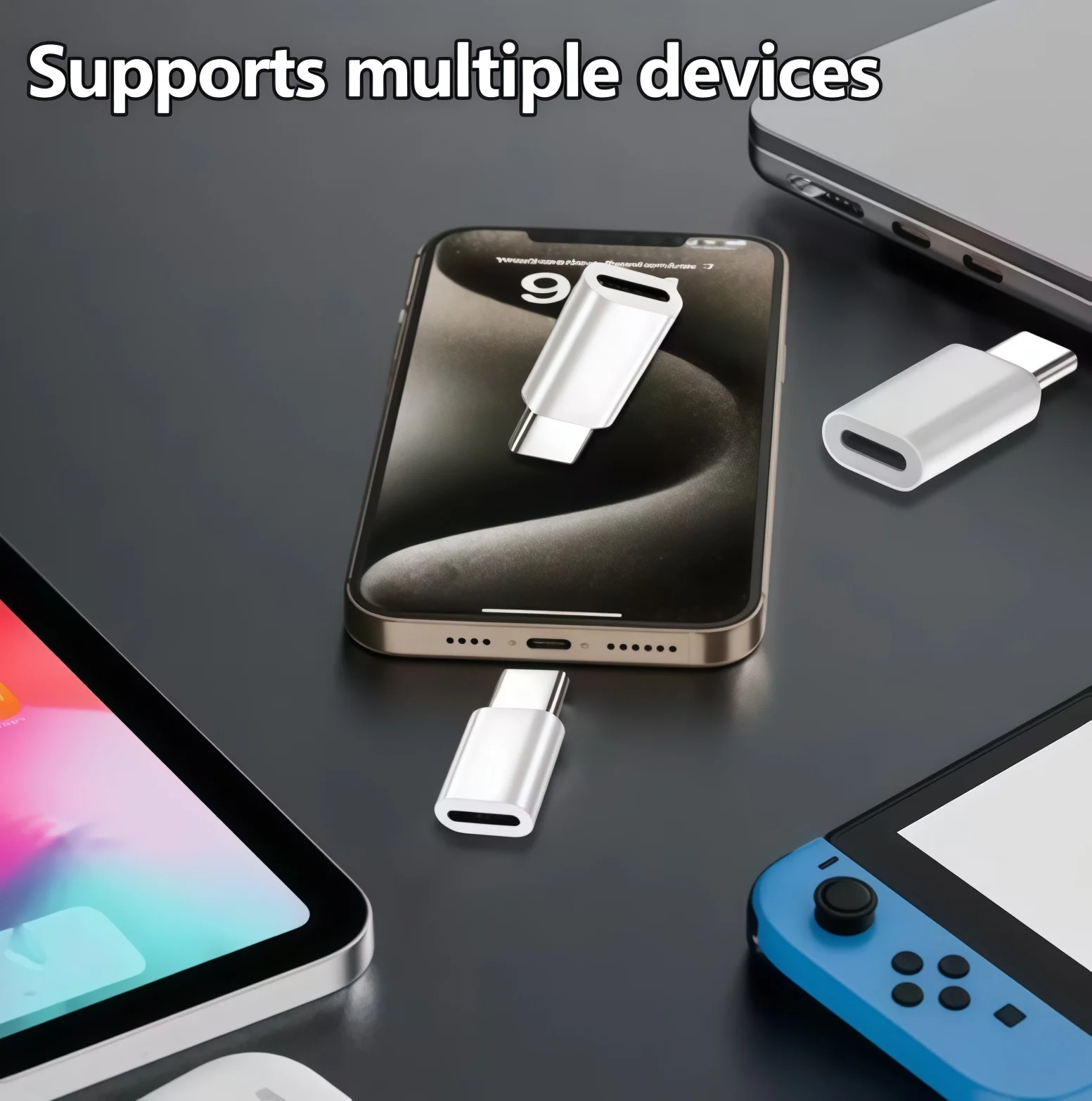IOS-USB C 고속 충전 어댑터 라이트닝-타입 C 어댑터 USB C 데이터 전송 컨버터