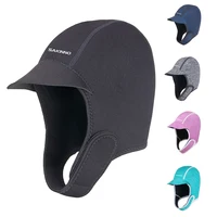 2MM Neoprene Swimming Caps Kitesurf Windsurf Hats Hunting Snorkeling Scuba Pool Diving Swimming Cap Cold-Proof Wetsuits Head 1