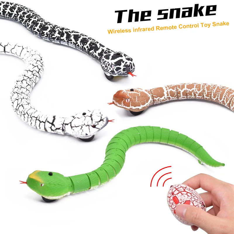 Serpent télécommandé à infrarouge RC, jouet et œuf de chat, serpent à  sonnette, Animal, tour effrayant, jouets pour enfants, nouveauté drôle,  cadeau - AliExpress