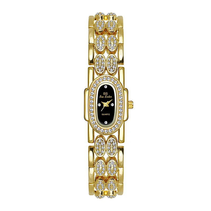 Orologi da donna alla moda, bracciale in oro, orologio al quarzo in acciaio inossidabile, orologio da donna vintage, orologi da polso con diamanti, regali_voghion.com
