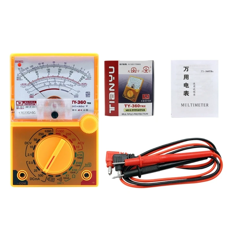 

Mini-Analog Multimeter Detector for Voltage Current Resistance Battery Detection Dropship