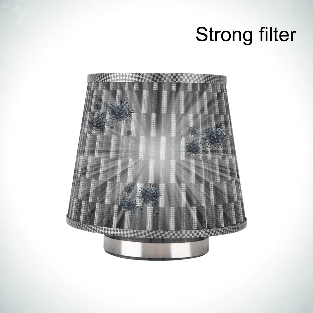 Car Air Filters Universal Car Accessories 3 Inch High Flow Sport Power Mesh Cone 76MM Cold Air Intake Filter Induction Kit air filters car filter