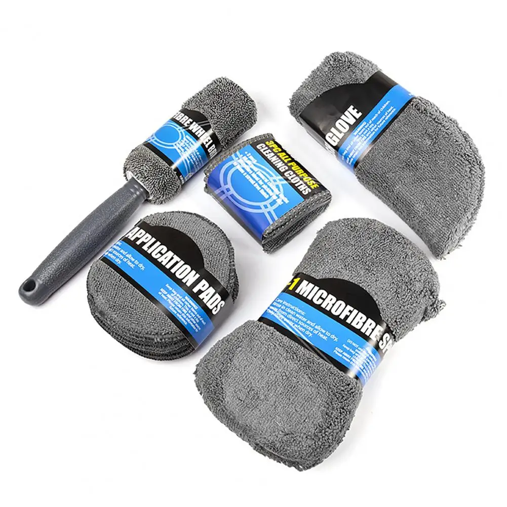 

Car Beauty Kit Beauty Tool Car Washing Kit Tear-resistant Vehicle Care Durable Automotive Tire Brush Towel Washing Sponge Kit