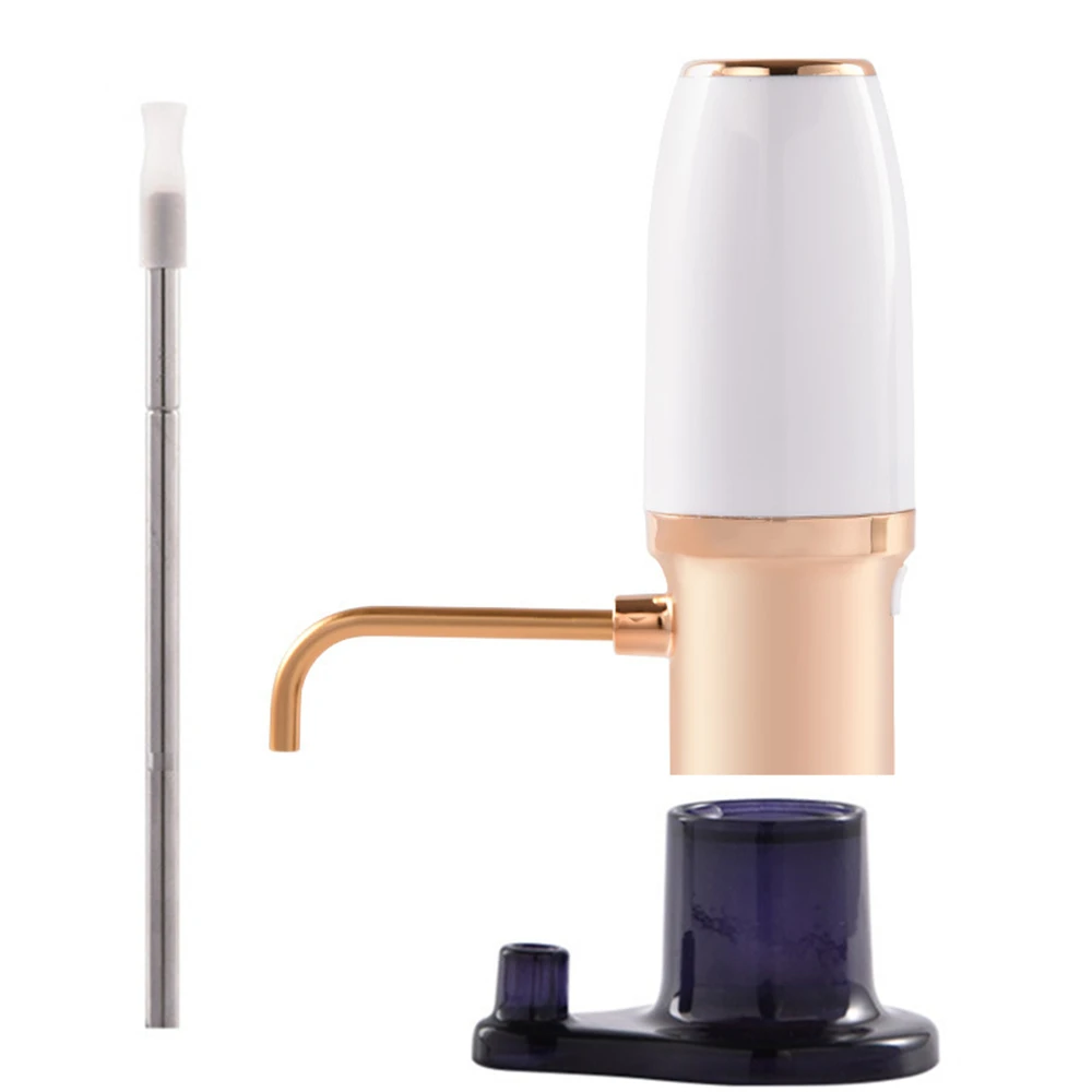 Ricarica Usb Decanter Elettrico Per Vino Portatile Smart Auto Pompa Per Vino Dispenser Per Versatore Strumenti Per Vino Aeratore Per Vino In Acciaio I