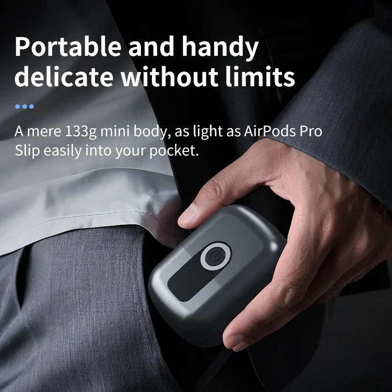 Compact Electric Shaver for Men with Fast Charging