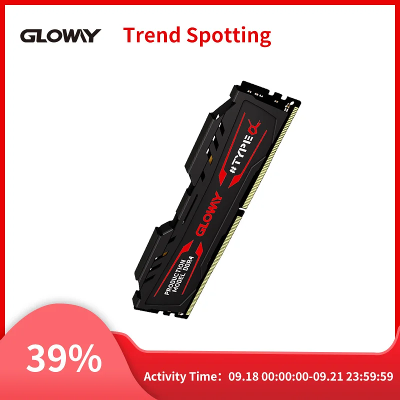 

Оперативная память Gloway DDR4, тип α, ОЗУ ddr4 8 ГБ, 16 ГБ, 2666 МГц, 3200 МГц, Графитово-серый, пожизненная гарантия, высокая производительность
