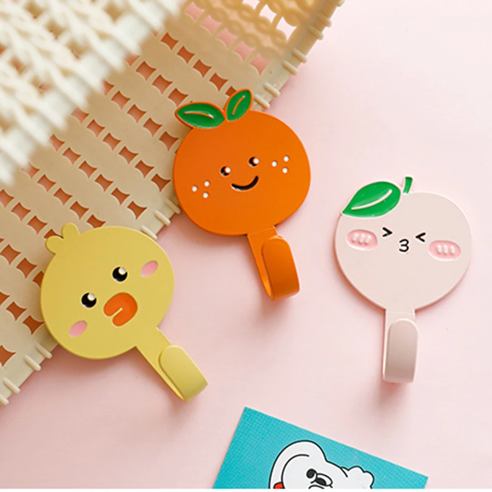 

Stainless Steel Wall Hooks, Storage Hangers, Cute Cartoon Key Holder
