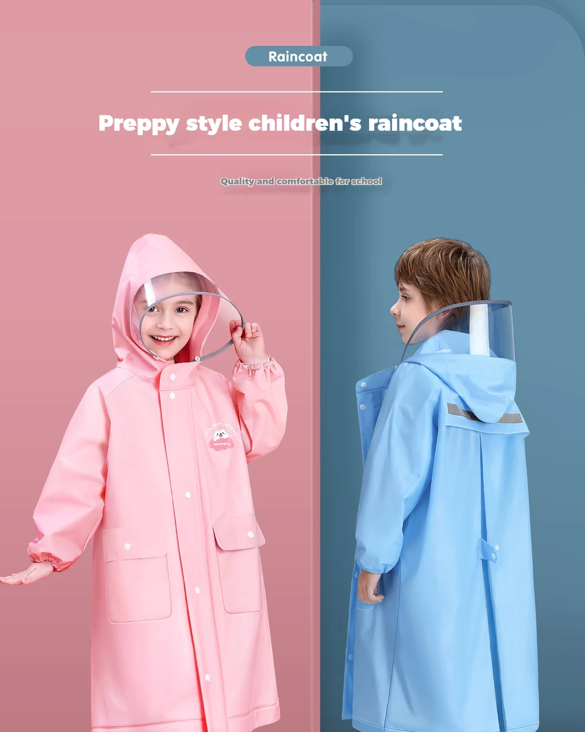 Waterproof Children’s Rain Poncho