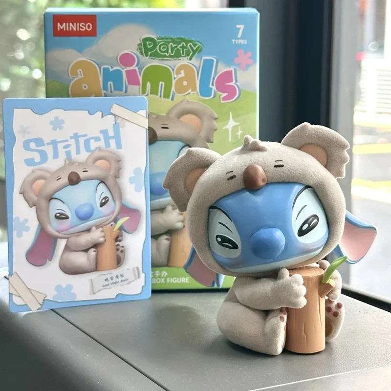 Miniso Stitch Animals Party Series Blind Box Mystery Box