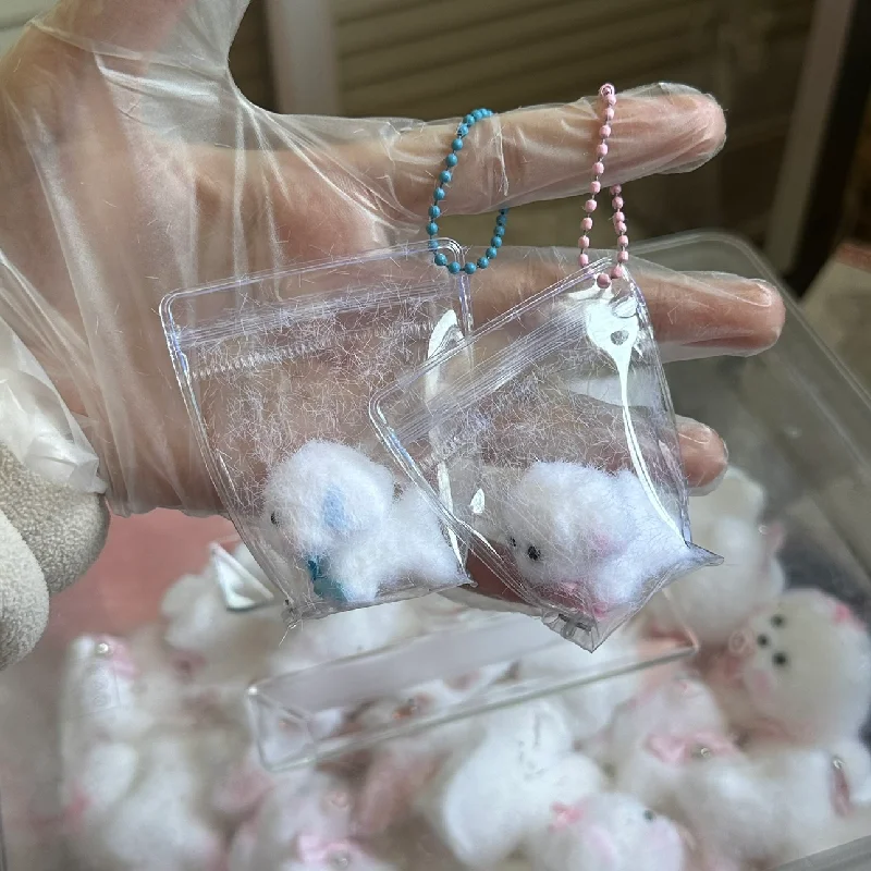 귀여운 미니 강아지 도장 치킨 수제 실리콘 핀치 스퀴즈 장난감, 성인 어린이 생일 선물, 퀴시 장난감, 2024 신제품