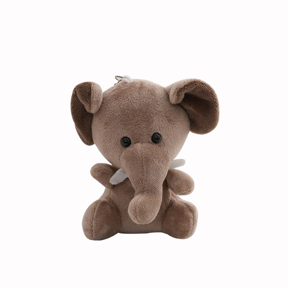 Silly cute animal plush pendant zoo plush toy souvenir small gift keychain accessories doll