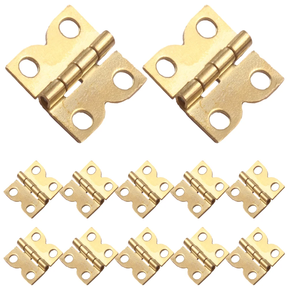 

1 Set of Mini Bookshelf DIY Hinge Miniature Display Cabinet DIY Hinge for House