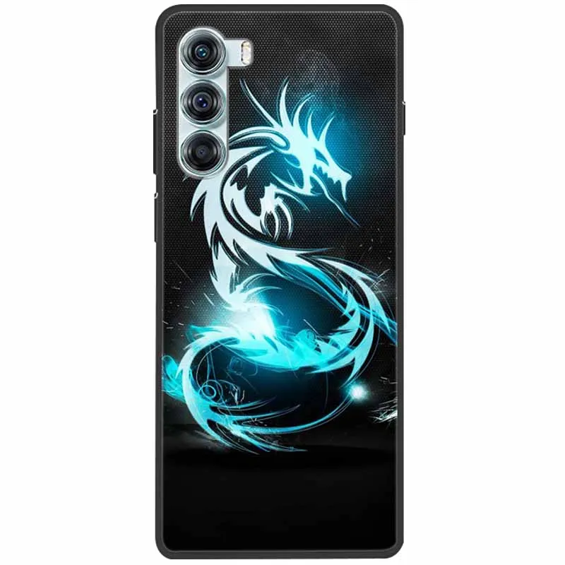Sleek Black Silicone Protective Case with Soft Cover and Cute Design
