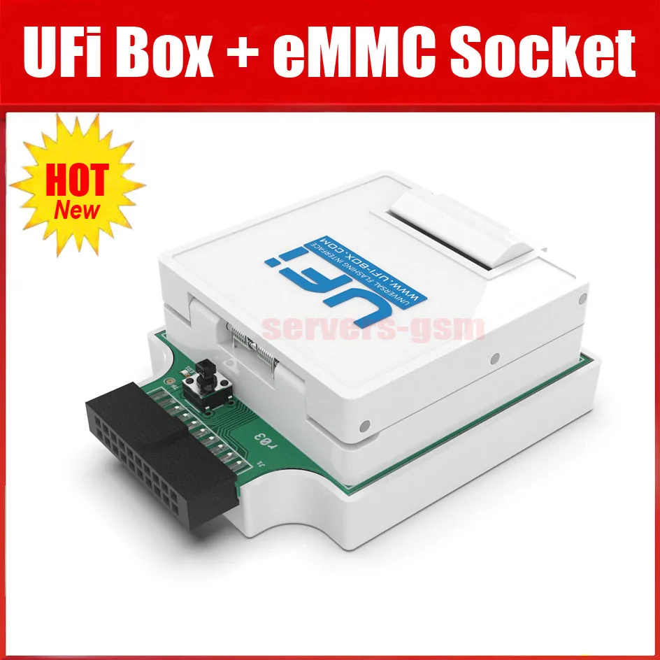 2026년형 오리지널 뉴 UFI 박스 / UFi UFS-Prog / UFS 2 in 1 소켓 어댑터(UFS BGA 153/254) UFi 박스, eMMC FBGA 153/169/162/186/221 지원