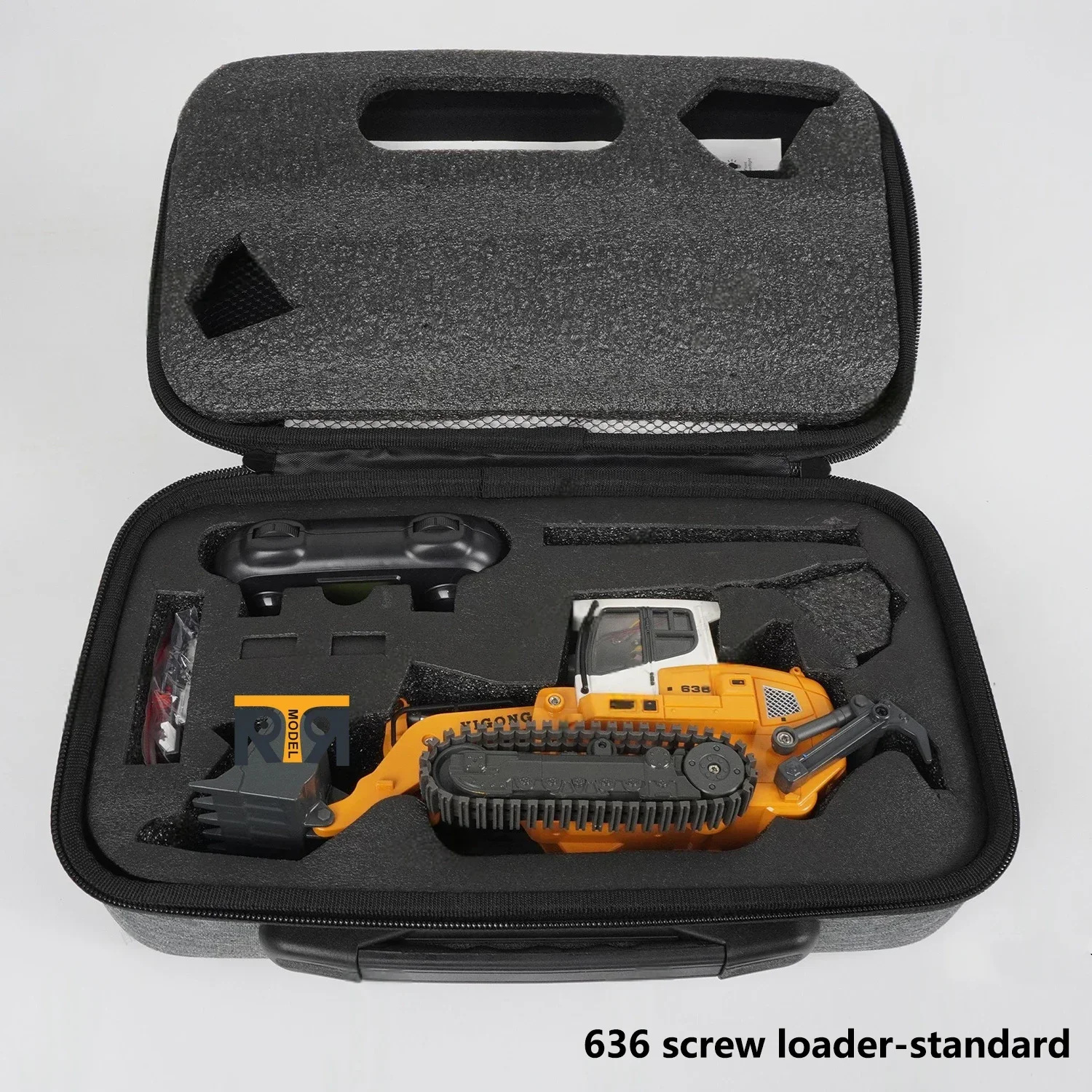 Mini chargeur 636 1/50 RC - Jouet de levage électrique RTR avec éclairage et son
