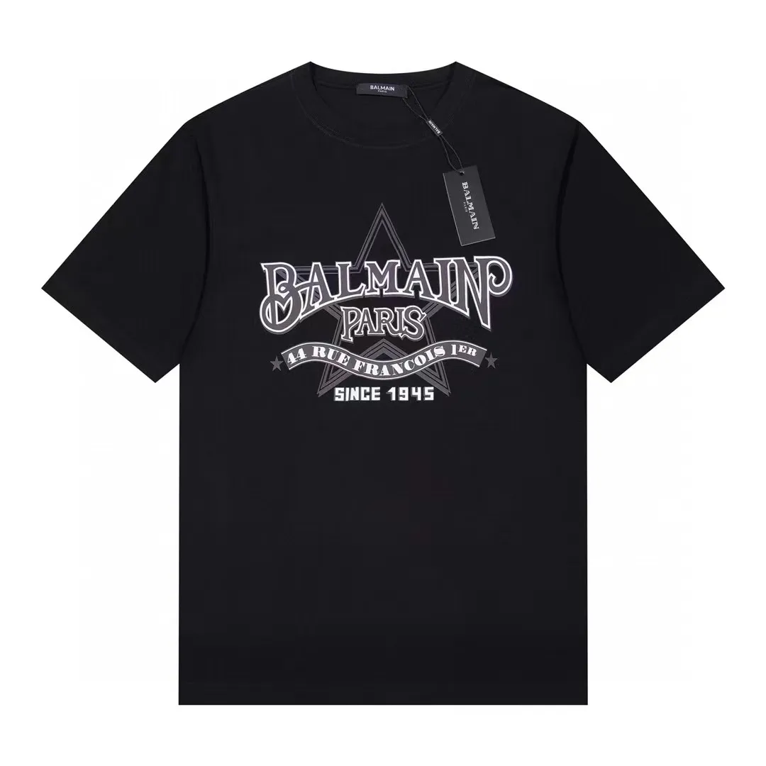 Maglietta Balmain 2024 New Star Pattern