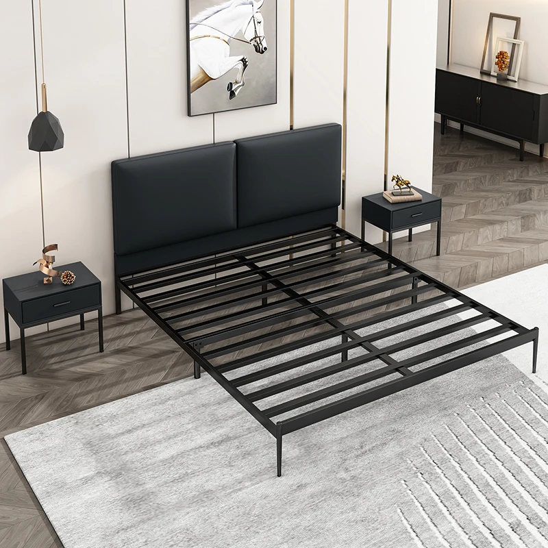 Living Room Hotel Beds Upholstered Luxury Comforter Bed Beauty Bunk Japanese Full Double Single Hogar Muebles Nordic Furniture