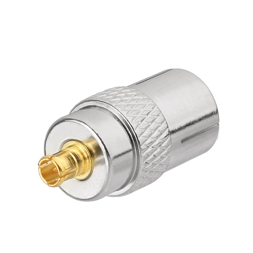 Superbat MCX Male to IEC DVB-T Jack RF Coaxial Connector DVB-T USB 2.0 Digital TV Tuner Antenna Adapter for Enhanced TV Receptio