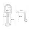 Squat To Change The Toilet Seat Toilet Holder, Elderly Pregnant Foldable Safe Non Slip Toilet Chair Household Use Squatting Pit 6
