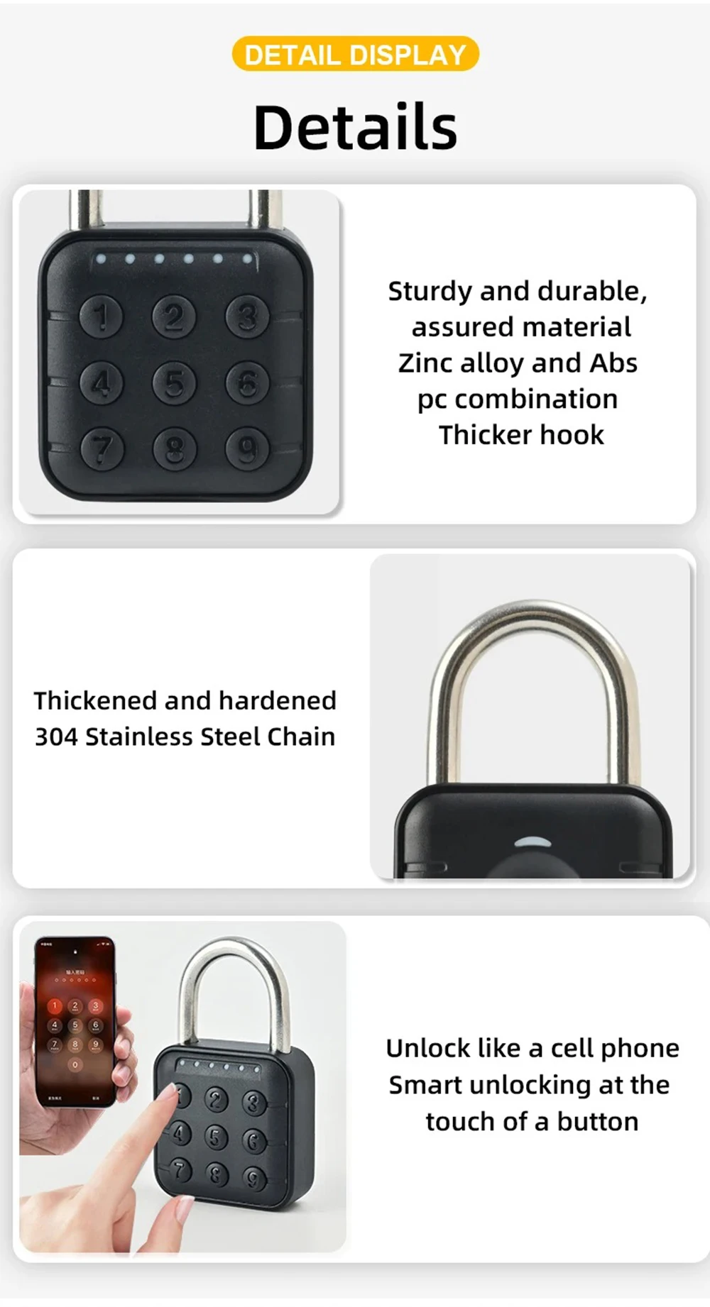 Tuya Lock User Interface