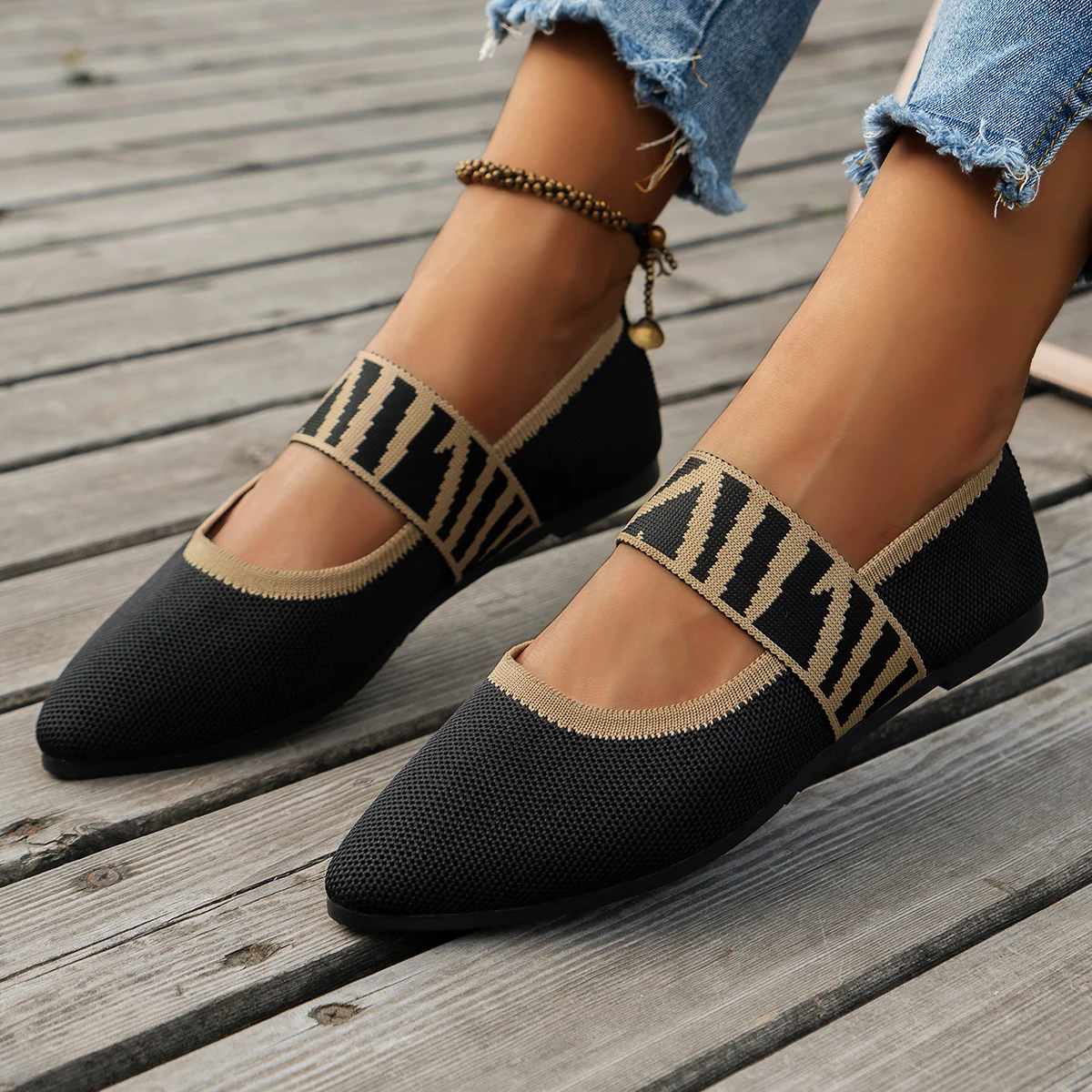 Women Pointed Toe Flat Shoes Summer New Ladies Designer Loafers Comfortable Flats Loafers Daily Casual Shoes for Women Sneakers