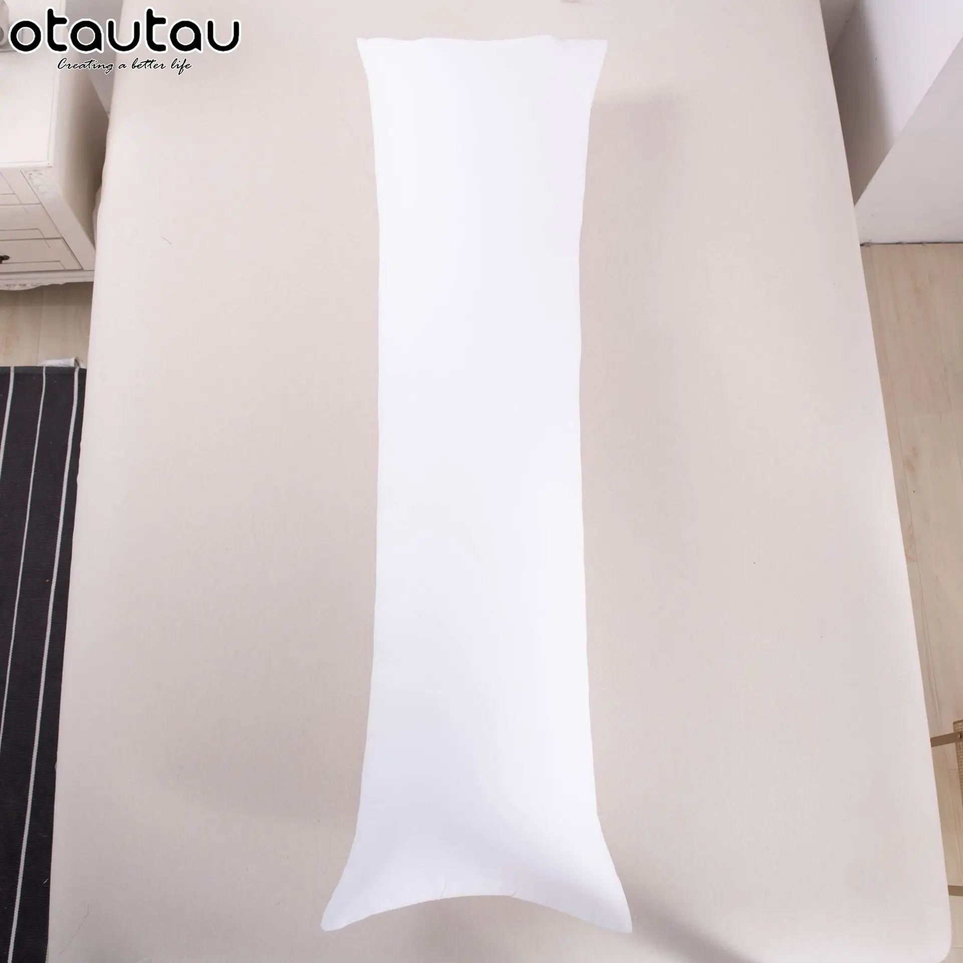 White Anime Long Body Pillow Core Inner with PP Cotton Filler for Bed Sofa Chair Dakimakura Rent A Girlfriend Home Decor Bedding 5