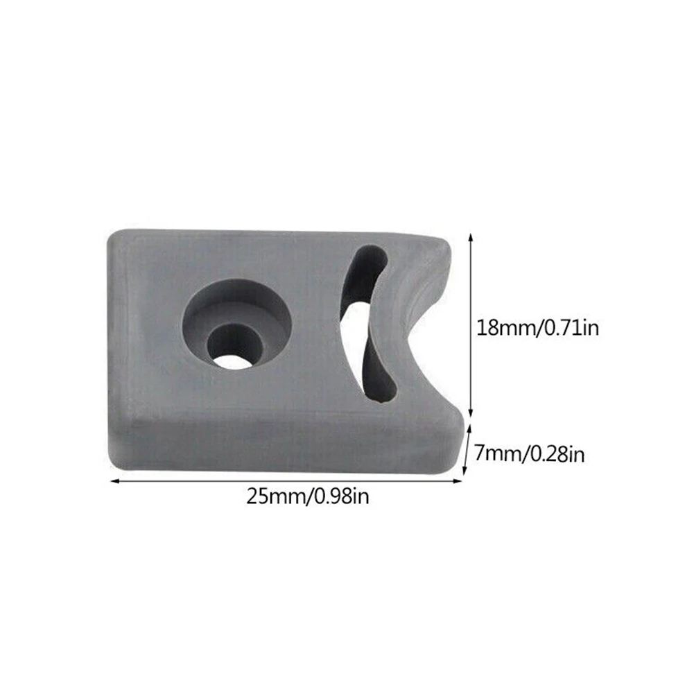 4pcs Shower Room Accessories Door Pulley Rubber Stops/Bumpers Top And Bottom Hardware Bathroom Fixture Shower Rooms