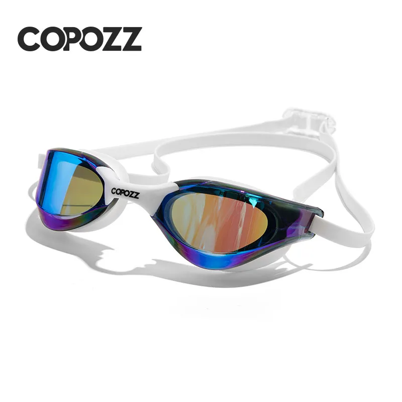 Swimming Goggles Professional HD Anti-Fog Anti-UV Swimming Goggles Large Frame Silicone for Men and Women