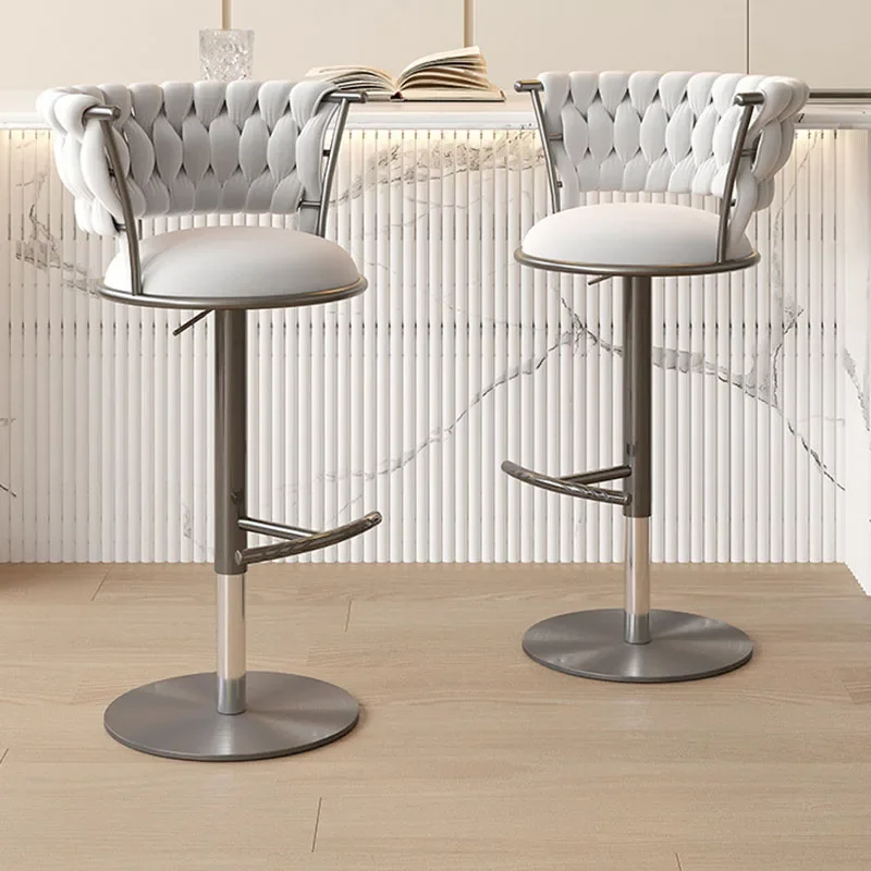 

Step Stool Chair Bar Furniture Stools Kitchen Adjustable Comfortable Height Gaming Nordic Chairs High Outdoor Metal Cadeira