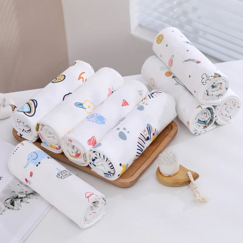 Baby Cartoon Small Animal Printed Blanket Bath Towel