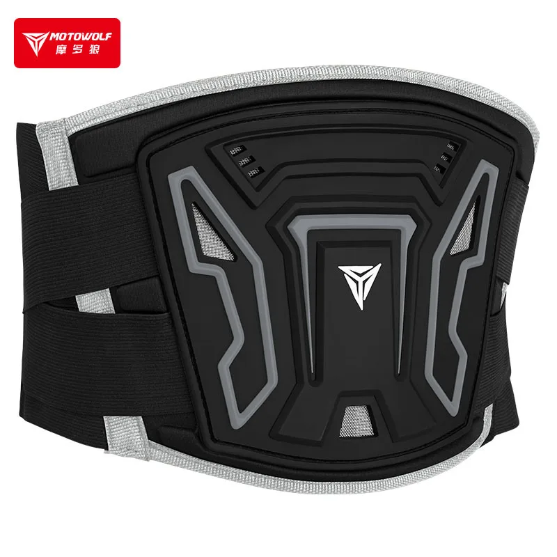Motowolf Motorcycle Waist Protector Biker Touring Kidney Belt Breathable Cycling Waist Belt Adjustable Sport Guard Unisex