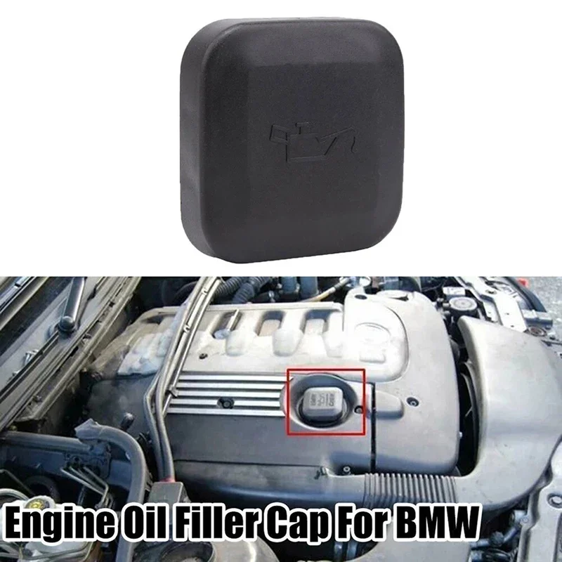 

For BMW E34/E36 1989-1996/For BMW E60/E63/E64 11121747157 Black Engine Fuel Oil Filler Cap Tank Covers Car Replacement Parts