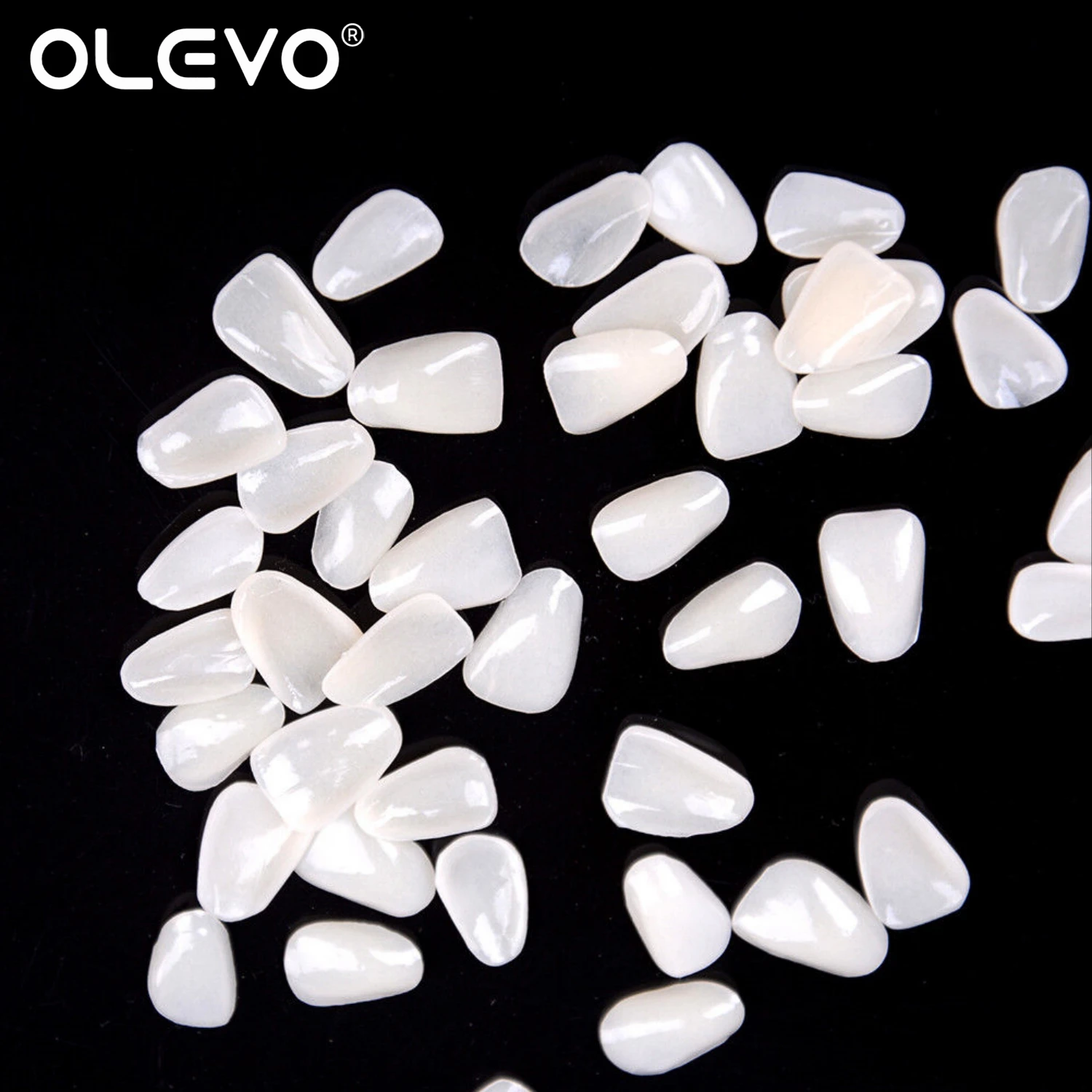 50Pcs Dental Temporary Crown Ultra-Thin Resin Teeth Veneers Whitening Porcelain Upper Anterior Tooth Repair Dentistry Oral Care