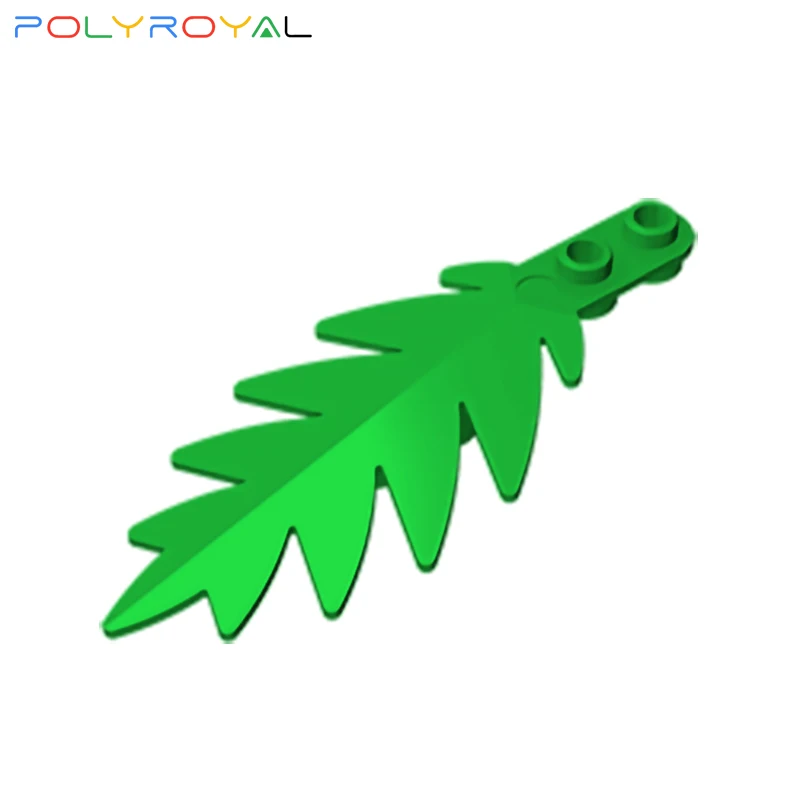 

POLYROYAL Building Blocks parts 8x3x1 palm leaves plant leaves 10 PCS MOC Compatible With brands toys for children 6148