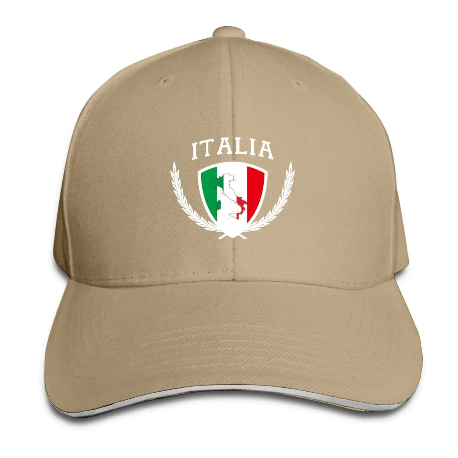 Italia Italy Italian Flag Unisex Adjustable Baseball Casquette Hats Sandwich Cap