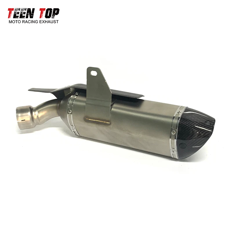 Slip-on Exhaust For Kawasaki ZX4RR ZX-4RR Exhaust Silencieux 52mm